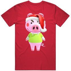 Truffles Animal Crossing New Horizons Santa T Shirt Truffles Animal Crossing New Horizons Santa T Shirt