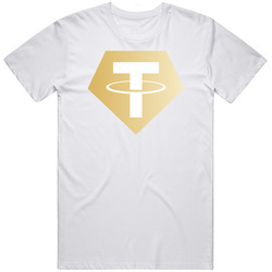 Tether Gold Crypto Currency T Shirt