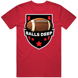 Balls Deep Flag Football Team Group T Shirt Balls Deep Flag Football Team Group T Shirt