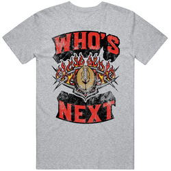 Who's Next Flag Football Team Group Worn Look T Shirt Who's Next Flag Football Team Group Worn Look T Shirt