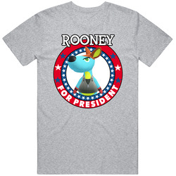 Rooney For President Animal Crossing T Shirt