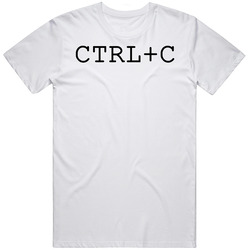 Ctrl C Control Copy Matching Pair Parent Child Funny T Shirt