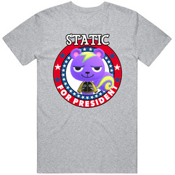 Static For President Animal Crossing T Shirt