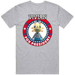 Vivian For President Animal Crossing T Shirt