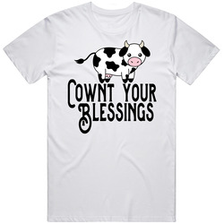 Cownt Your Blessings Cow T Shirt