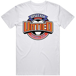 Dyslexia Untied Soccer Team Group Worn Look T Shirt