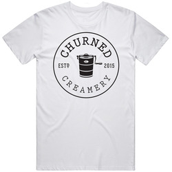 Churned Creamery Sugar Land Texas Restaurant T Shirt