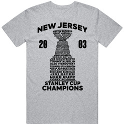New Jersey 2003 Hockey Stanley Cup Champions T Shirt