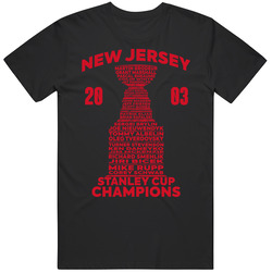 New Jersey 2003 Stanley Cup Champions T Shirt