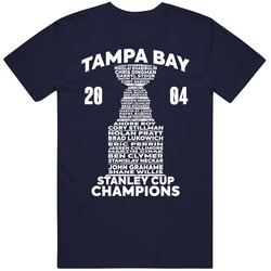 Tampa Bay 2004 Stanley Cup Champions T Shirt