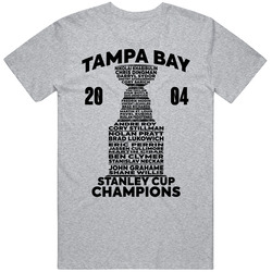Tampa Bay 2004 Hockey Stanley Cup Champions T Shirt
