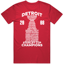 Detroit 2008 Stanley Cup Champions T Shirt
