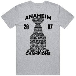 Anaheim 2007 Hockey Stanley Cup Champions T Shirt