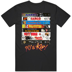 90s Kid Vhs Retro Movie Cover T Shirt