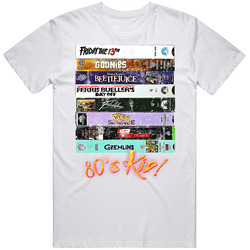 80s Kid Vhs Retro Movie Cover T Shirt