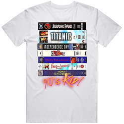 90s Kid Vhs Retro Movies T Shirt