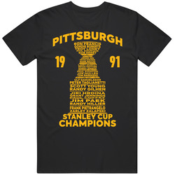 Pittsburgh 1991 Stanley Cup Champions T Shirt