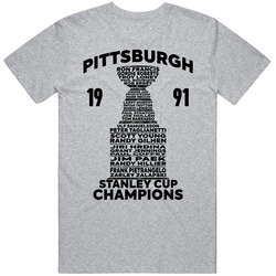 Pittsburgh 1991 Hockey Stanley Cup Champions T Shirt