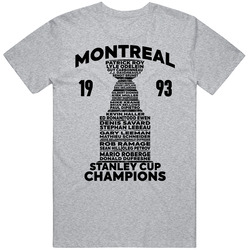 Montreal 1993 Hockey Stanley Cup Champions T Shirt