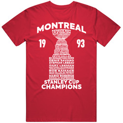 Montreal 1993 Stanley Cup Champions T Shirt