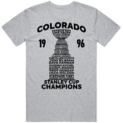 Colorado 1996 Hockey Stanley Cup Champions T Shirt