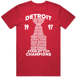 Detroit 1997 Stanley Cup Champions T Shirt