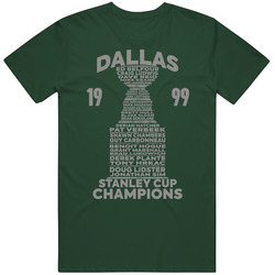 Dallas 1999 Stanley Cup Champions T Shirt