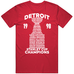 Detroit 1998 Stanley Cup Champions T Shirt