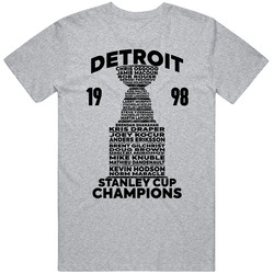 Detroit 1998 Hockey Stanley Cup Champions T Shirt