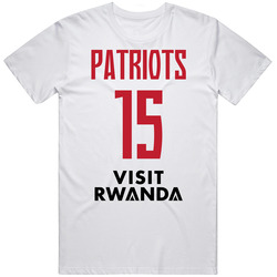 Patriots 15 Visit Rwanda Basketball African League T Shirt