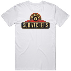 Ball Scratchers Billiards Team Group Worn Look T Shirt Ball Scratchers Billiards Team Group Worn Look T Shirt