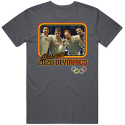 Fencing Men's Team Foil Usa 2020 Olympic Team T Shirt Fencing Men's Team Foil Usa 2020 Olympic Team T Shirt