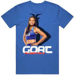 Allyson Felix Usa Olympic Goat T Shirt Allyson Felix Usa Olympic Goat T Shirt