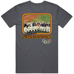 Men's Tournament Baseball Usa 2020 Olympic Team T Shirt Men's Tournament Baseball Usa 2020 Olympic Team T Shirt