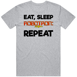 Eat Sleep Robotron Repeat Video Game T Shirt