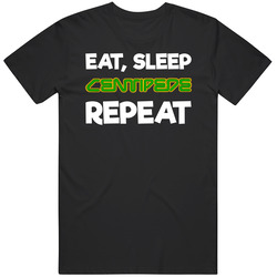 Eat Sleep Centipede Repeat Video Game T Shirt