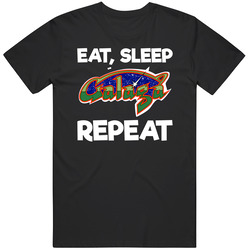 Eat Sleep Galaga Repeat Video Game T Shirt
