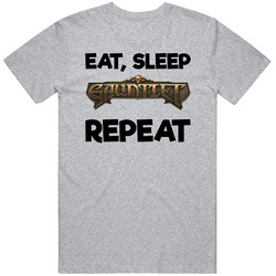 Eat Sleep Gauntlet Repeat Video Game T Shirt