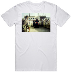 Harrison Ford Raiders Of The Lost Ark Sword Vs Gun Scene T Shirt