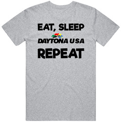 Eat Sleep Daytona Usa Repeat Video Game T Shirt