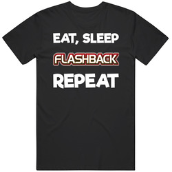 Eat Sleep Flashback Repeat Video Game T Shirt