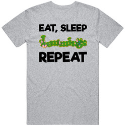 Eat Sleep Lemmings Repeat Video Game T Shirt
