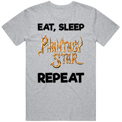 Eat Sleep Phantasy Star Repeat Video Game T Shirt