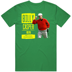 Billy Casper Masters Tournament Golf Legend T Shirt Billy Casper Masters Tournament Golf Legend T Shirt