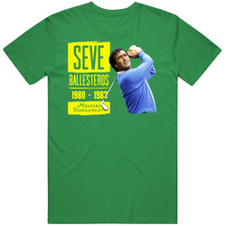 Seve Ballesteros Masters Tournament Golf Legend T Shirt Seve Ballesteros Masters Tournament Golf Legend T Shirt