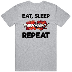 Eat Sleep Tekken Repeat Video Game T Shirt