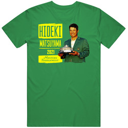 Hideki Matsuyama Masters Tournament Golf Legend T Shirt Hideki Matsuyama Masters Tournament Golf Legend T Shirt