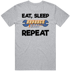 Eat Sleep Advance Wars Repeat Video Game T Shirt
