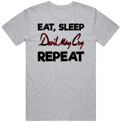 Eat Sleep Devil May Cry Video Game T Shirt