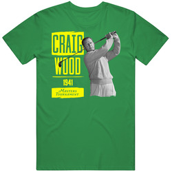 Craig Wood Masters Tournament Golf Legend T Shirt Craig Wood Masters Tournament Golf Legend T Shirt
